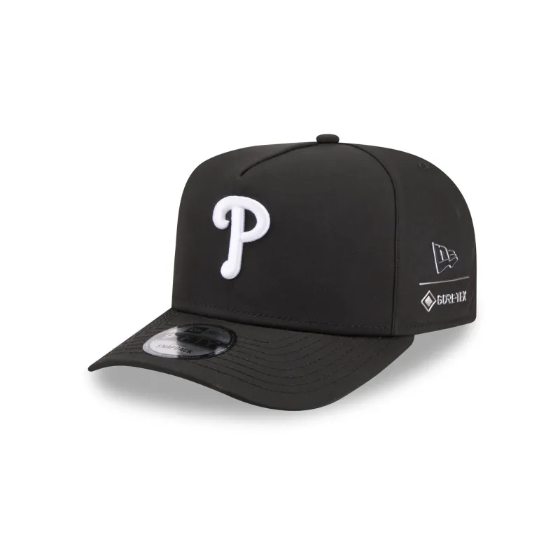Philadelphia Phillies GORE-TEX Black 9FIFTY A-Frame Snapback Hat sold by New Era