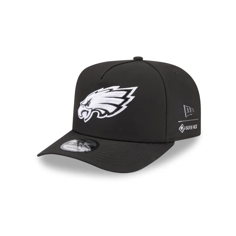 Philadelphia Eagles GORE-TEX Black 9FIFTY A-Frame Snapback Hat sold by New Era