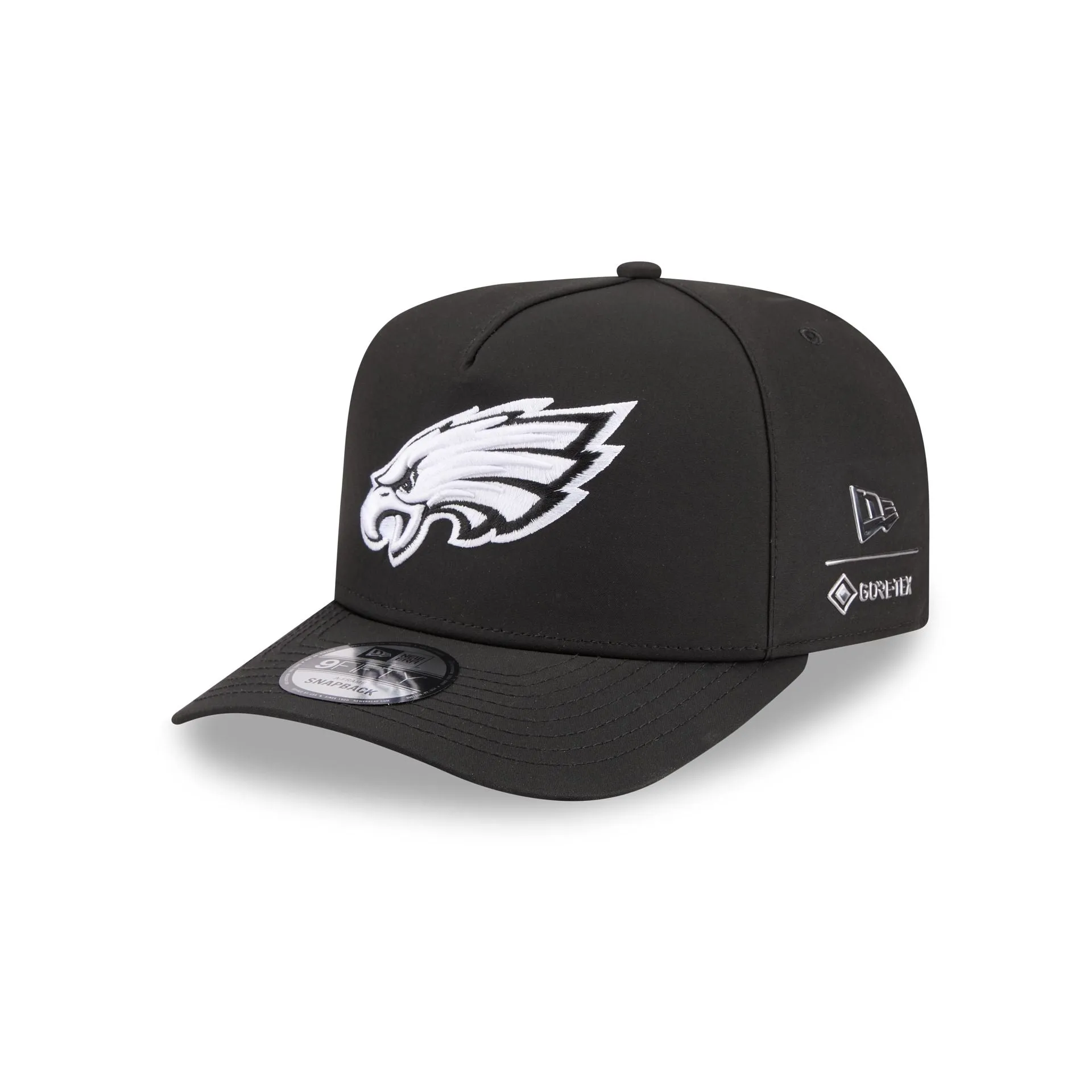 Philadelphia Eagles GORE-TEX Black 9FIFTY A-Frame Snapback Hat sold by New Era