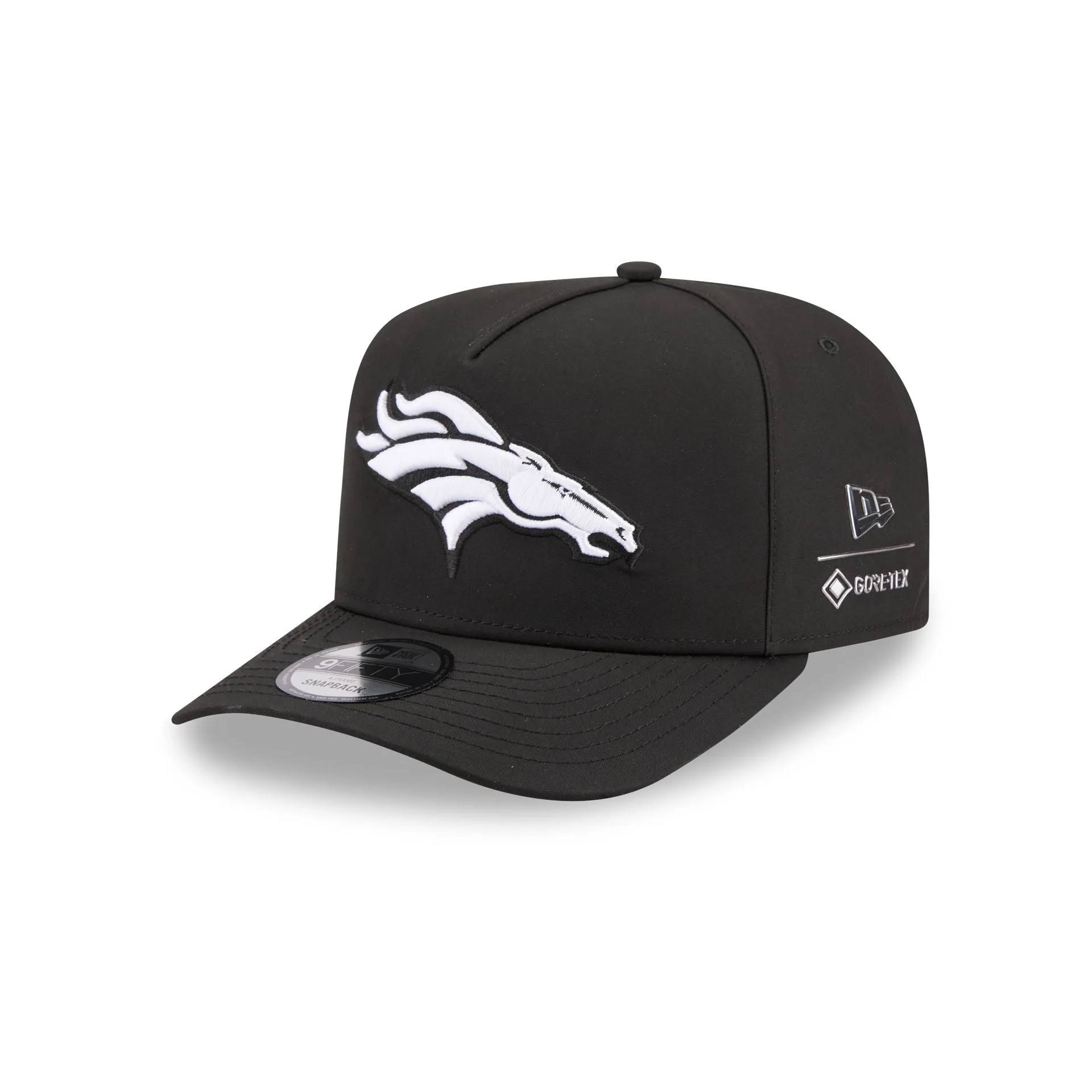 Denver Broncos GORE-TEX Black 9FIFTY A-Frame Snapback Hat sold by New Era