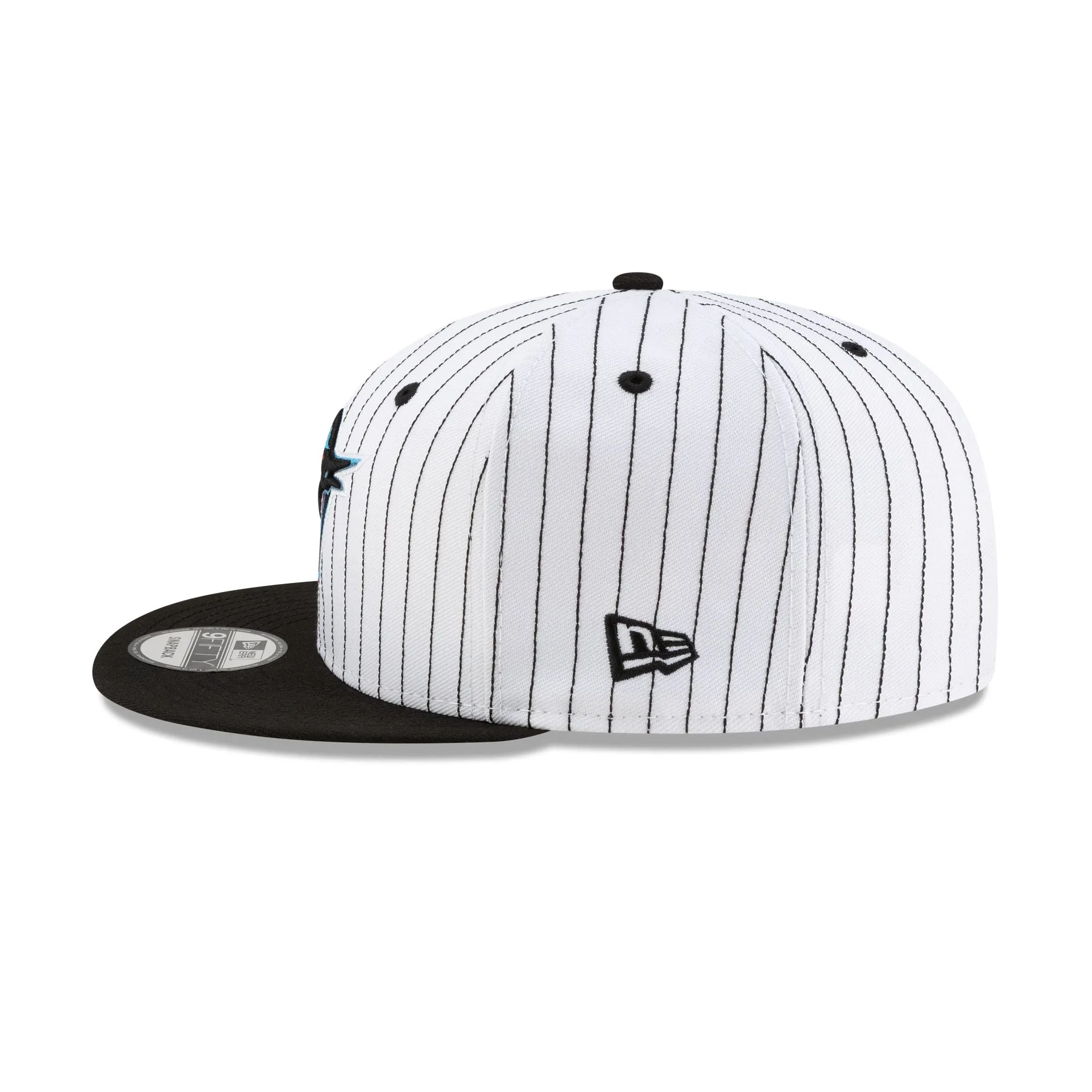 Miami Marlins Deceptor Pinstripe 9FIFTY Snapback Hat sold by New Era product image thumbnail 5