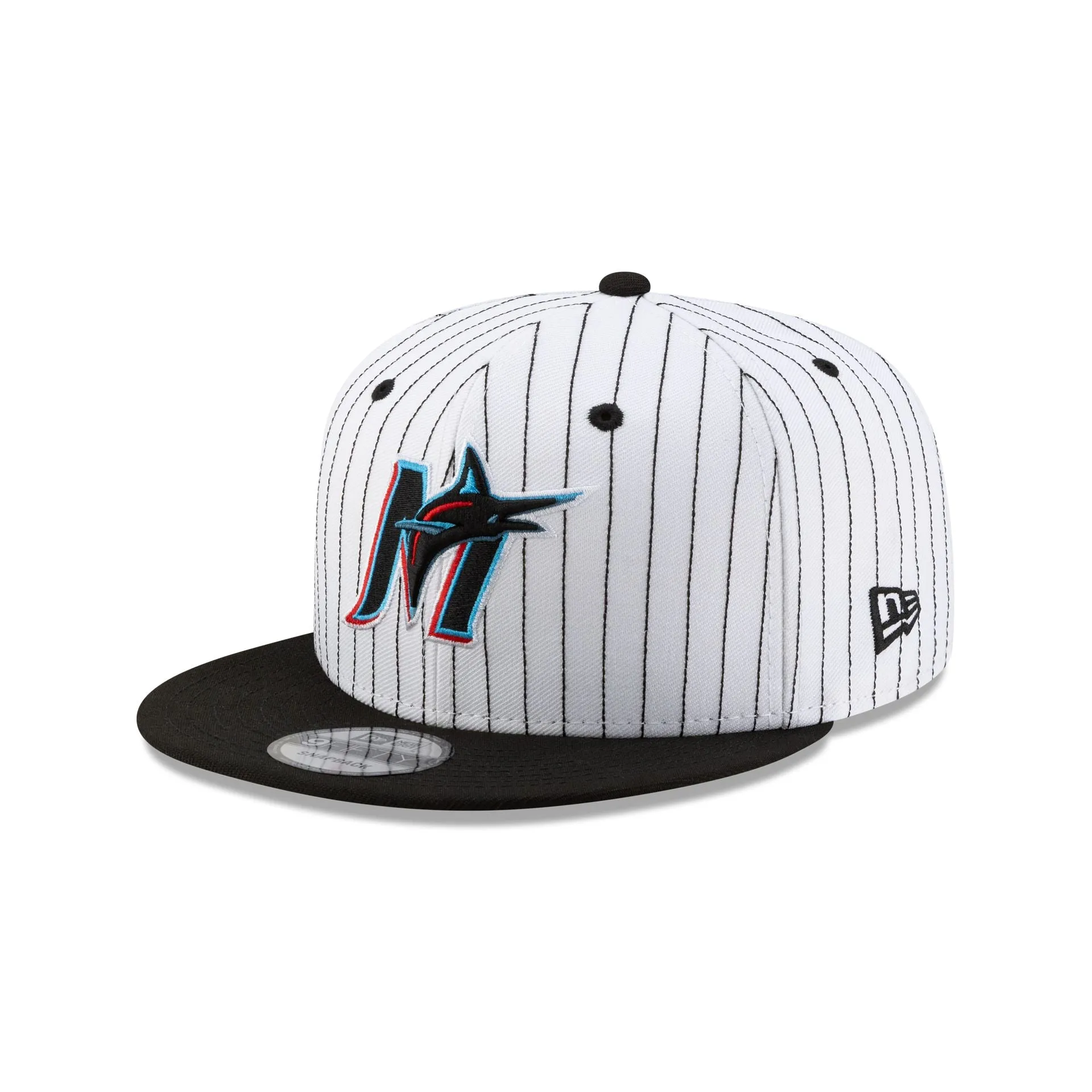 Miami Marlins Deceptor Pinstripe 9FIFTY Snapback Hat sold by New Era product image thumbnail 3