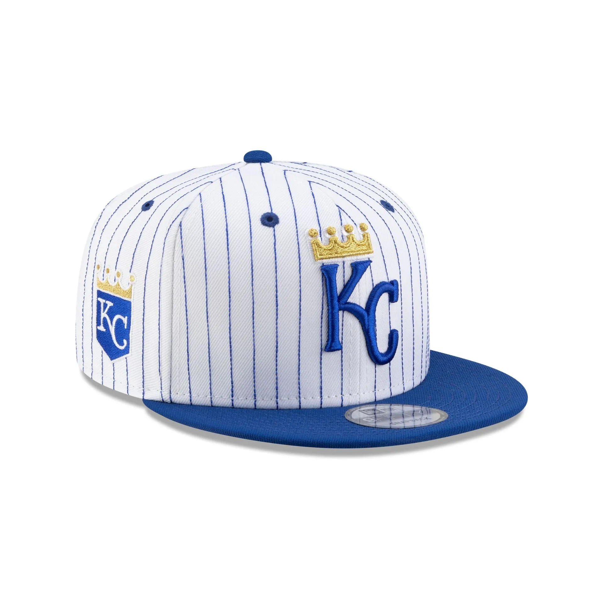 Kansas City Royals Deceptor Pinstripe 9FIFTY Snapback Hat sold by New Era