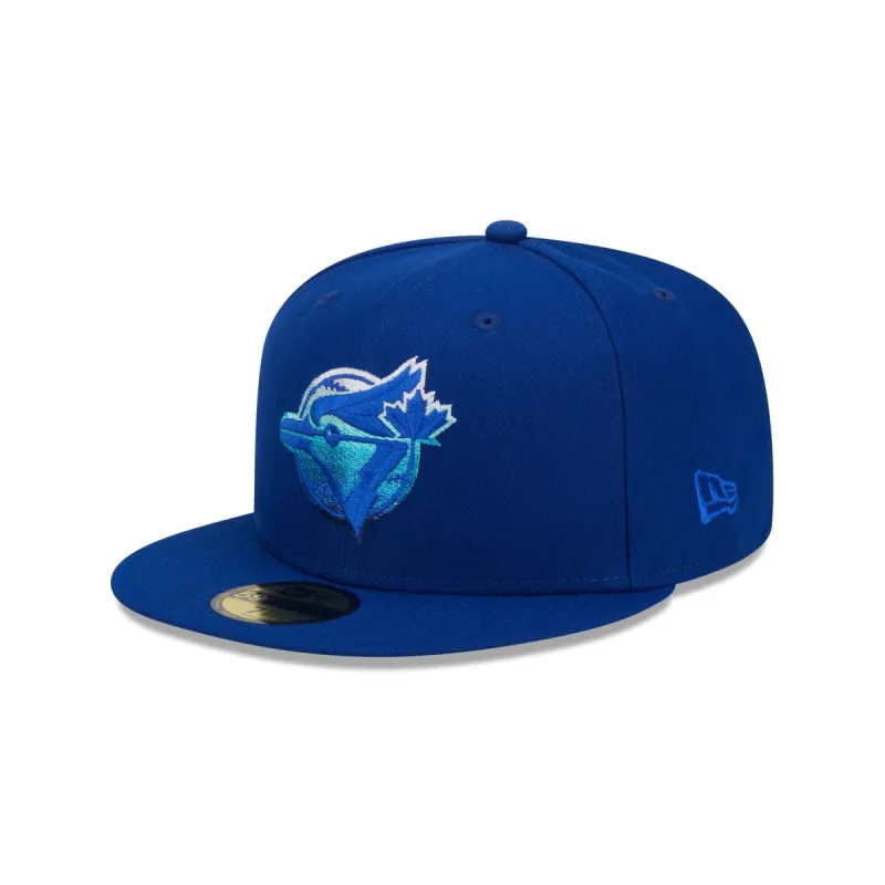 Toronto Blue Jays Metallic Gradient 59FIFTY Fitted Hat sold by New Era