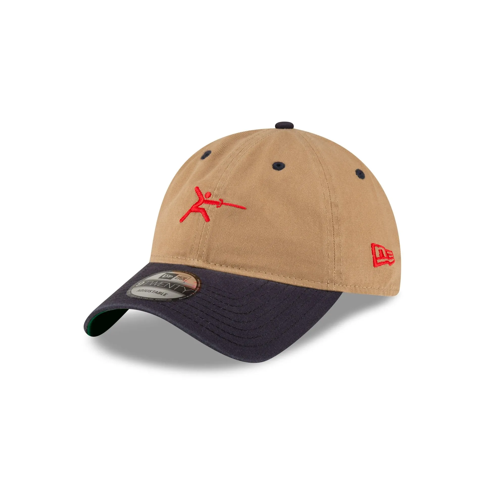Team USA Fencing Khaki 9TWENTY Adjustable Hat sold by New Era product image thumbnail 3