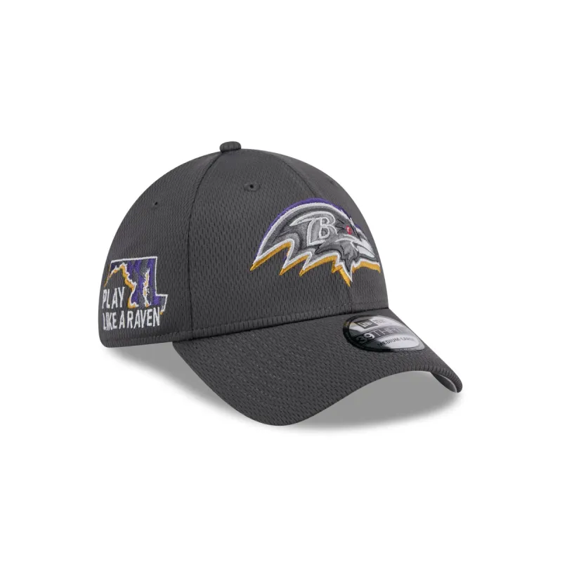 Baltimore Ravens 2024 Draft 39THIRTY Stretch Fit Hat sold by New Era