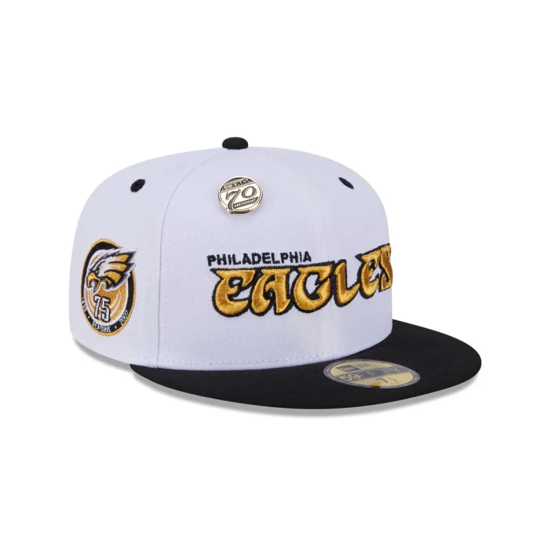 Philadelphia Eagles 70th Anniversary 59FIFTY Fitted Hat sold by New Era