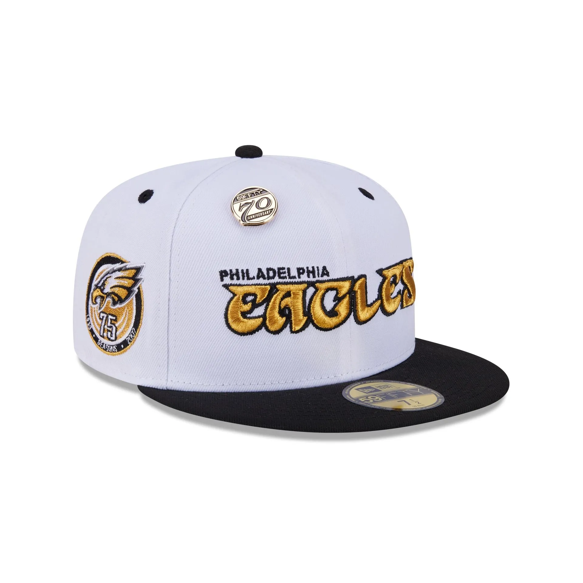 Philadelphia Eagles 70th Anniversary 59FIFTY Fitted Hat sold by New Era
