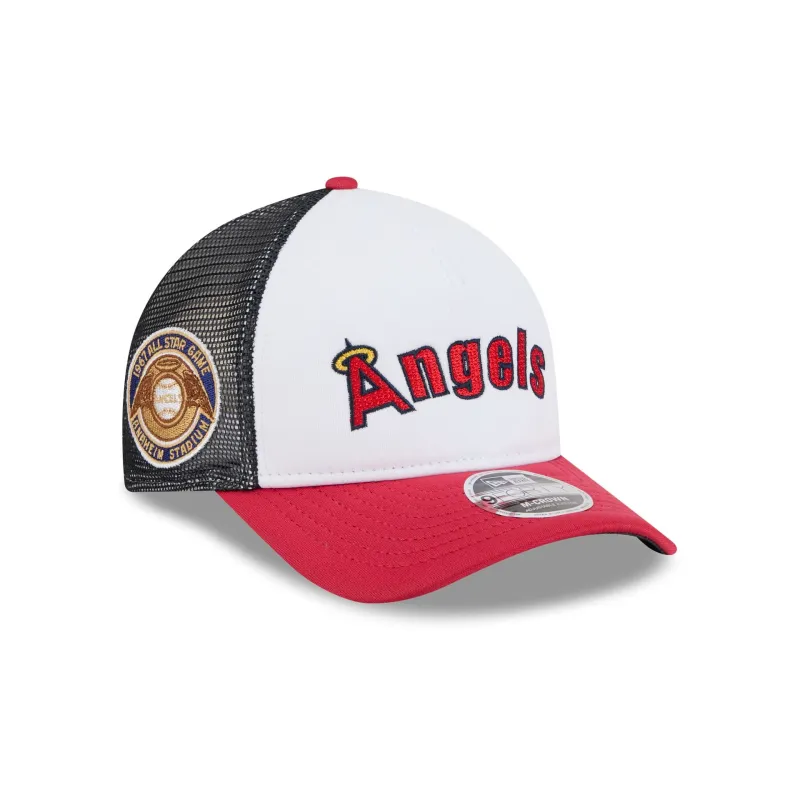 Los Angeles Angels Summer Derby 9FORTY M-Crown A-Frame Snapback Hat sold by New Era