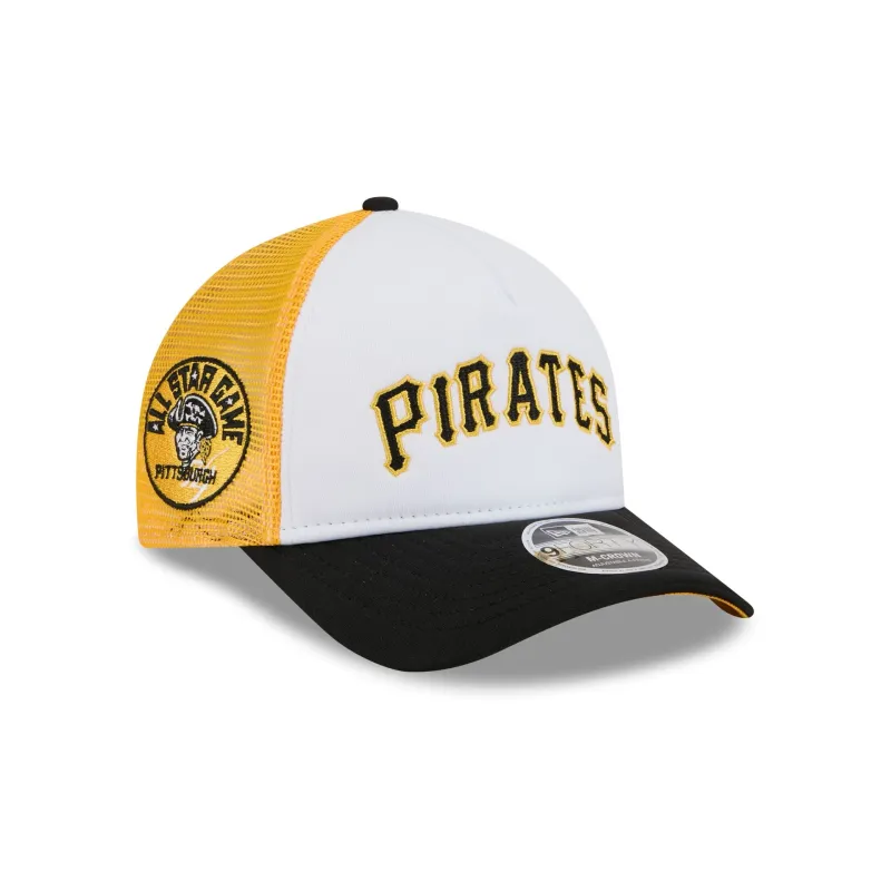 Pittsburgh Pirates Summer Derby 9FORTY M-Crown A-Frame Snapback Hat sold by New Era