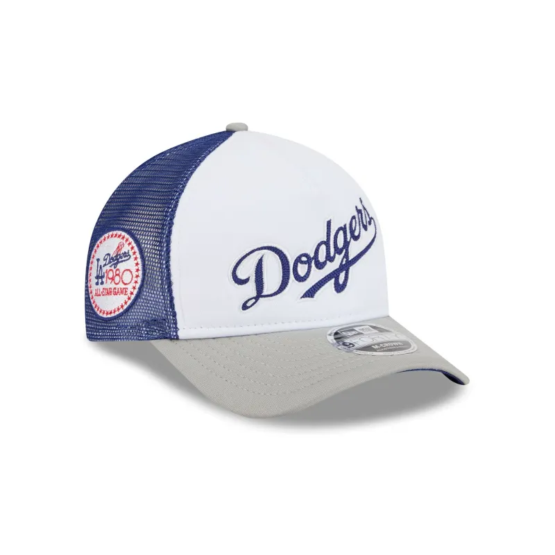 Los Angeles Dodgers Summer Derby 9FORTY M-Crown A-Frame Snapback Hat sold by New Era