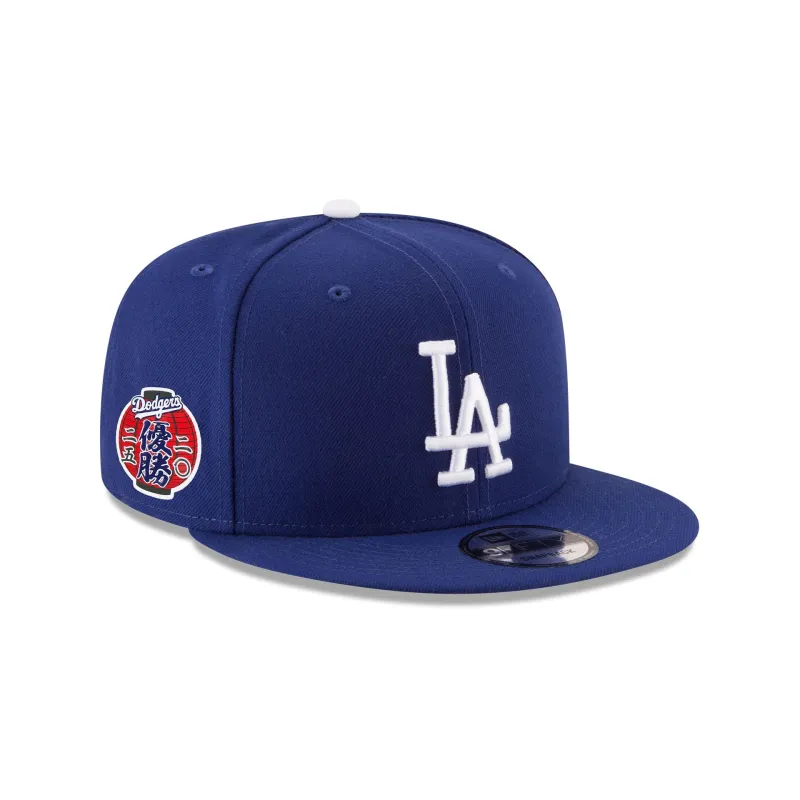 Los Angeles Dodgers 2025 World Series Champions Japanese Lantern Patch 9FIFTY Snapback Hat made by New Era