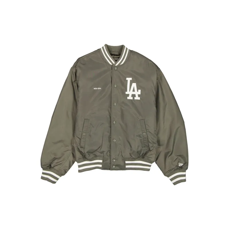 Los Angeles Dodgers Nylon Gray Stadium Jacket sold by New Era