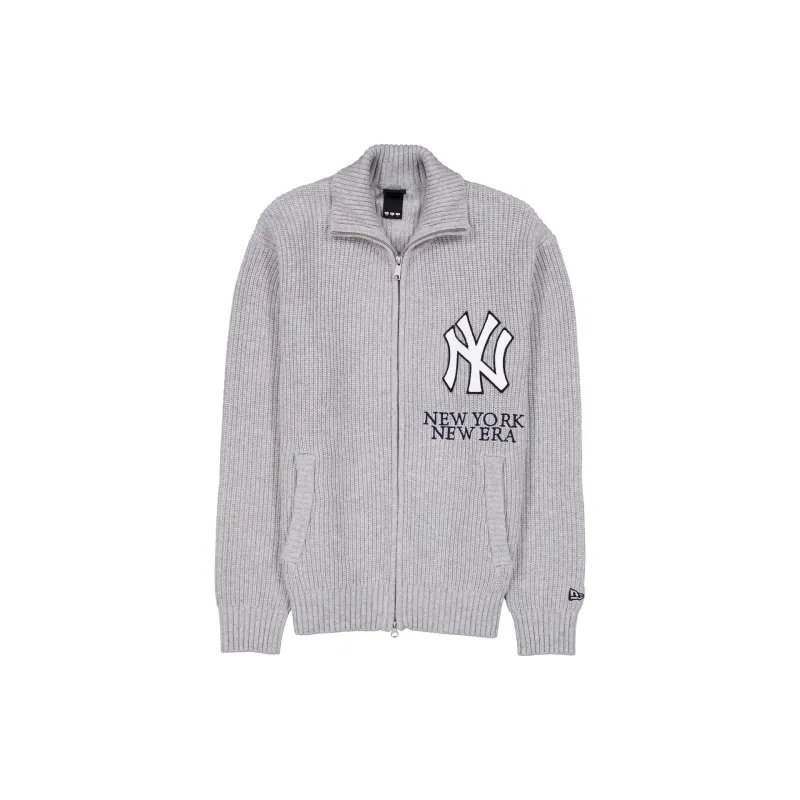 New York Yankees Heather Gray Cardigan sold by New Era