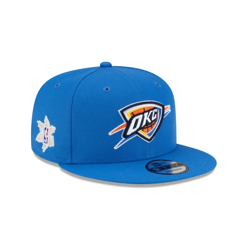 Oklahoma City Thunder Christmas Day Game 9FIFTY Snapback Hat sold by New Era
