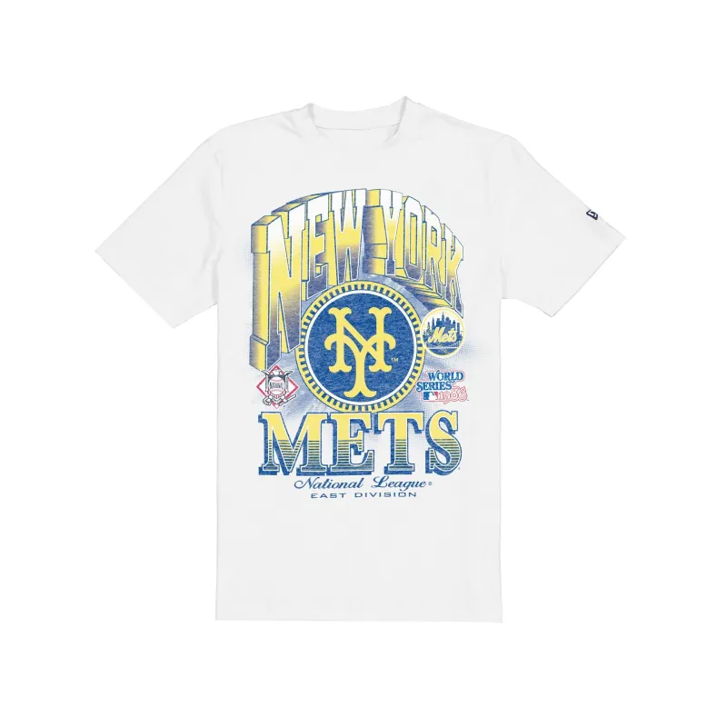 New York Mets Sport Classics Dimensional White T-Shirt sold by New Era