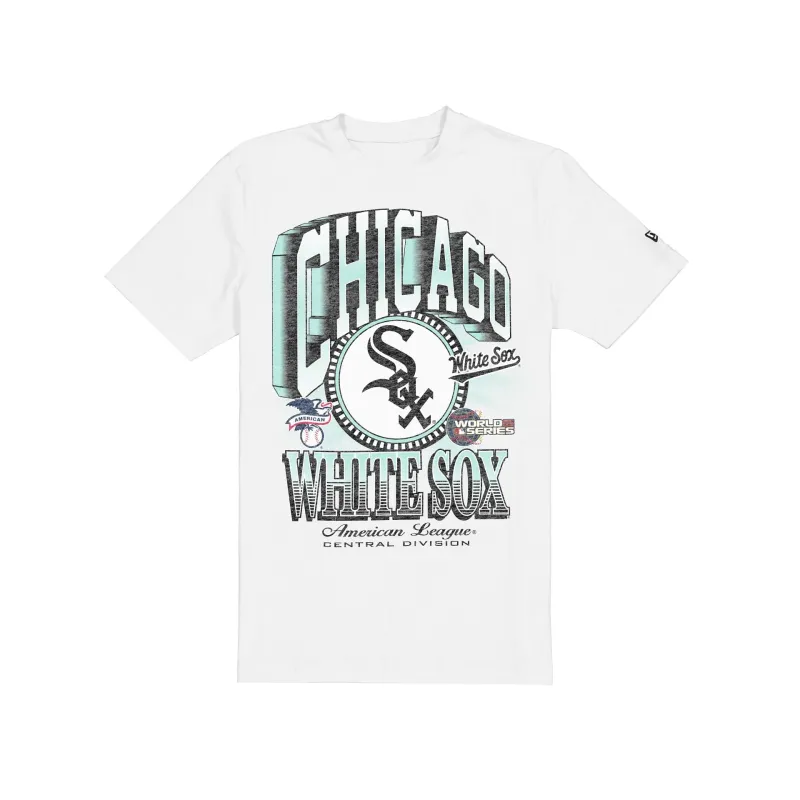 Chicago White Sox Sport Classics Dimensional White T-Shirt sold by New Era