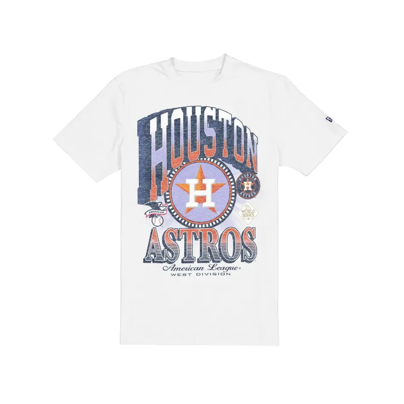 Houston Astros Sport Classics Dimensional White T-Shirt sold by New Era