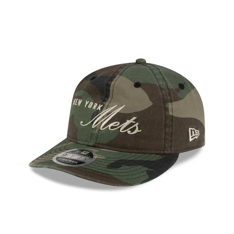 thisisneverthat® x New York Mets Retro Crown 9FIFTY Adjustable Camo Hat sold by New Era