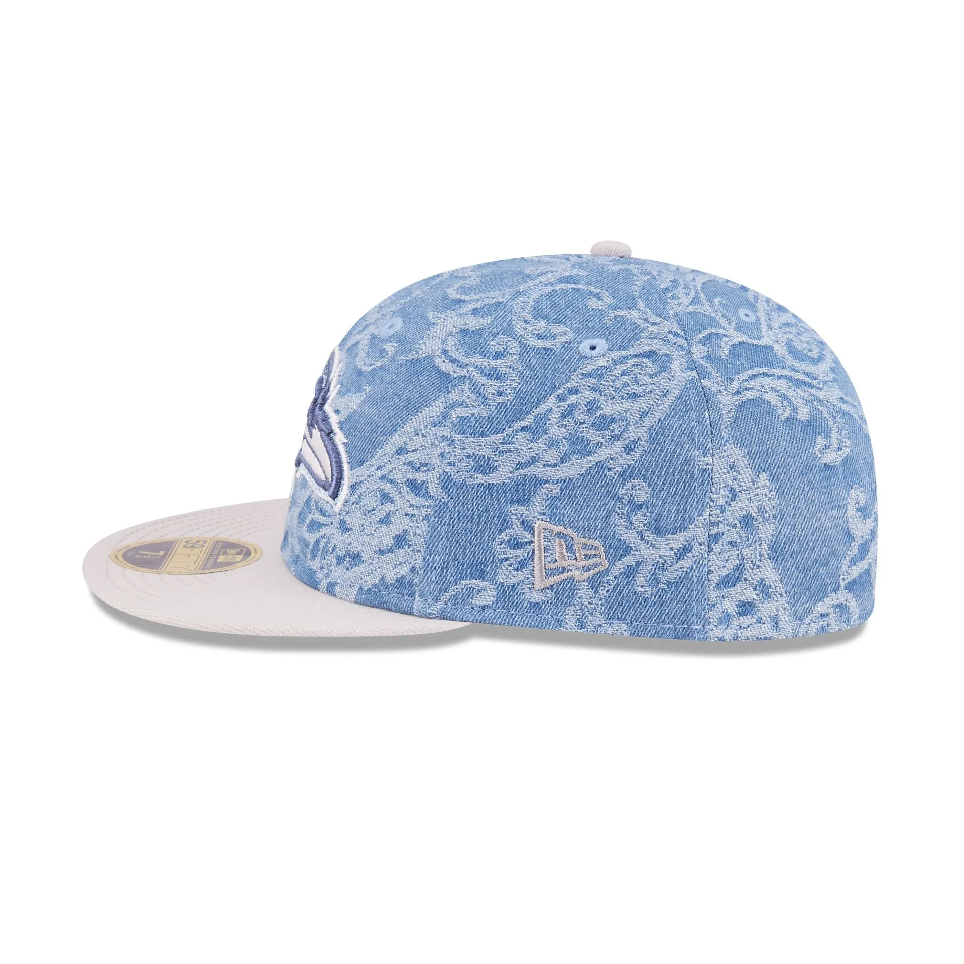 Just Caps Jacquard Denim Baltimore Ravens Retro Crown 59FIFTY Fitted Hat sold by New Era product image thumbnail 5