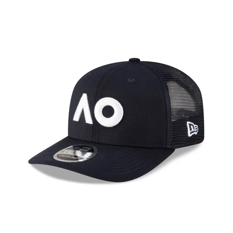 2026 Australian Open Navy 9SEVENTY Trucker Hat made by New Era