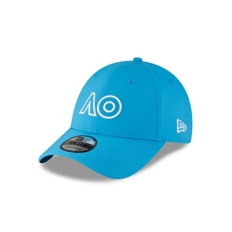 2026 Australian Open Core Performance Blue 9FORTY Snapback Hat made by New Era