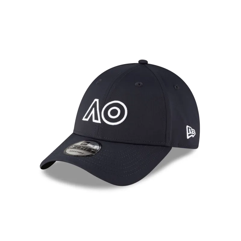 2026 Australian Open Core Performance Navy 9FORTY Snapback Hat made by New Era
