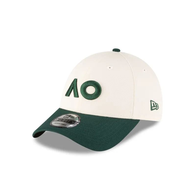2026 Australian Open Two Tone Dark Green 9FORTY Adjustable Hat sold by New Era
