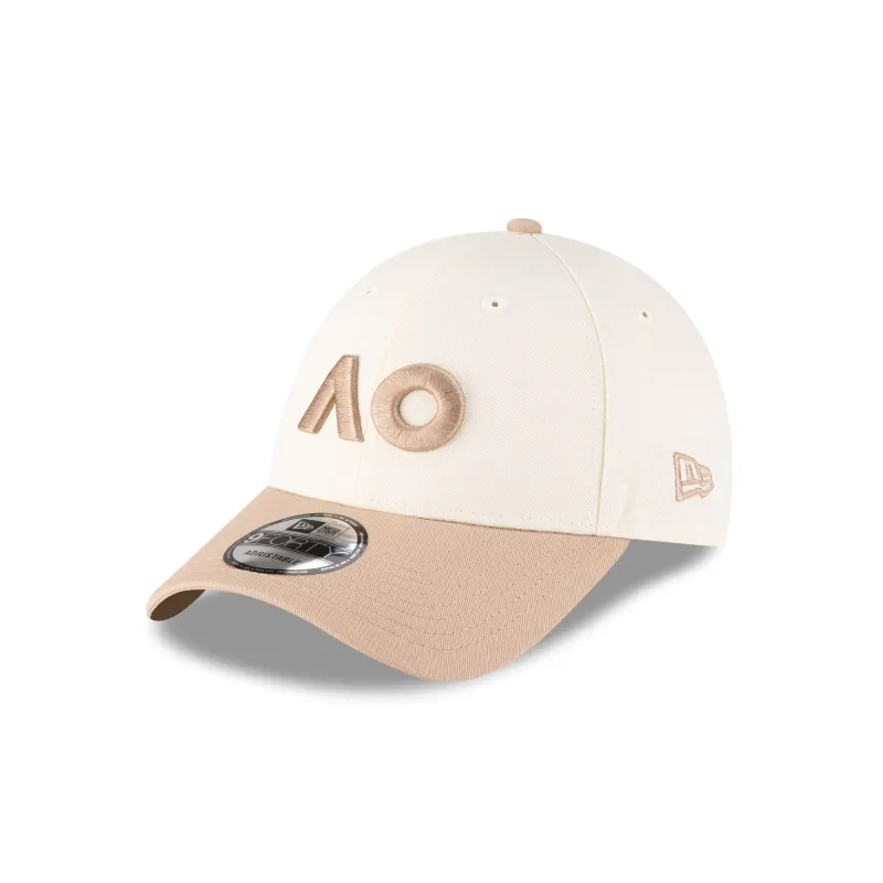 2026 Australian Open Two Tone Khaki 9FORTY Adjustable Hat sold by New Era