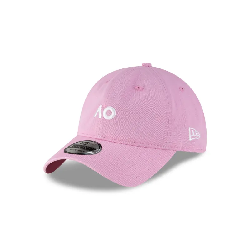 2026 Australian Open Mini Logo Seasonal Pink 9TWENTY Adjustable Hat sold by New Era