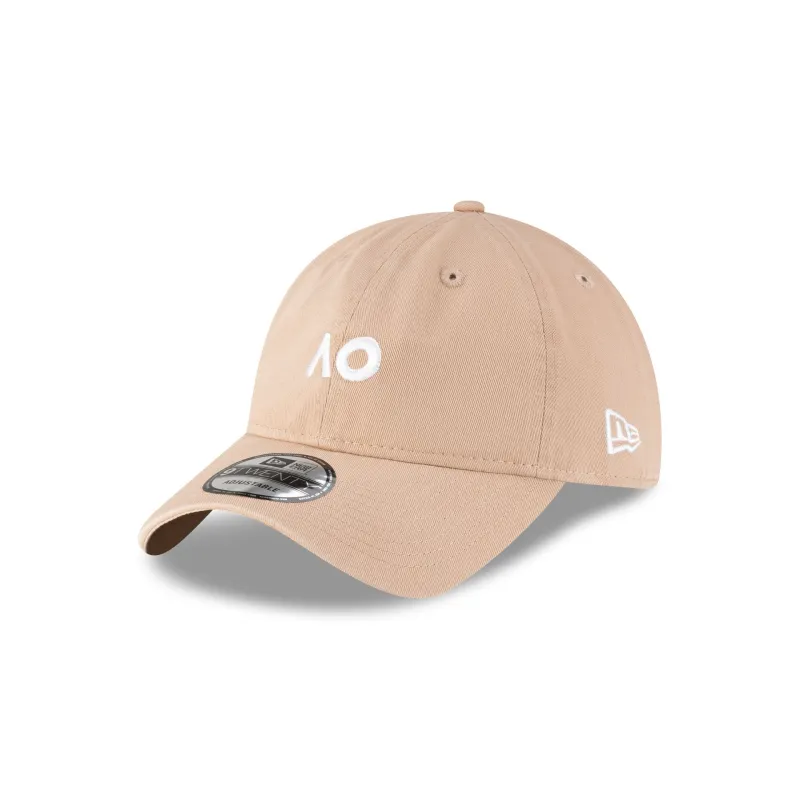 2026 Australian Open Mini Logo Seasonal Khaki 9TWENTY Adjustable Hat sold by New Era