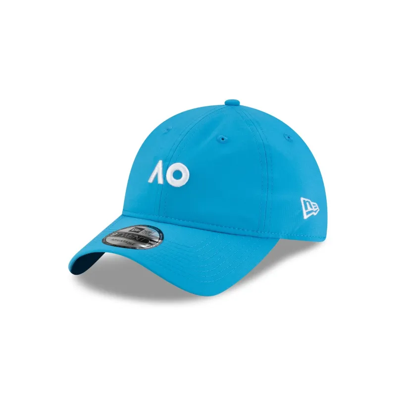2026 Australian Open Performance Mini Logo Blue 9TWENTY Adjustable Hat sold by New Era