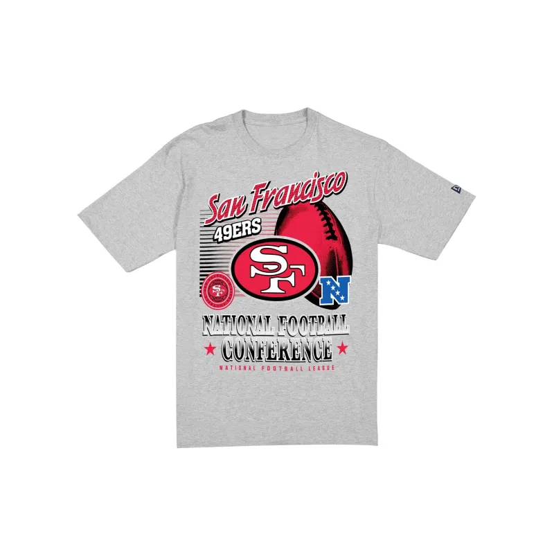 San Francisco 49ers Sport Classics Heather Gray Short-Sleeve T-Shirt sold by New Era