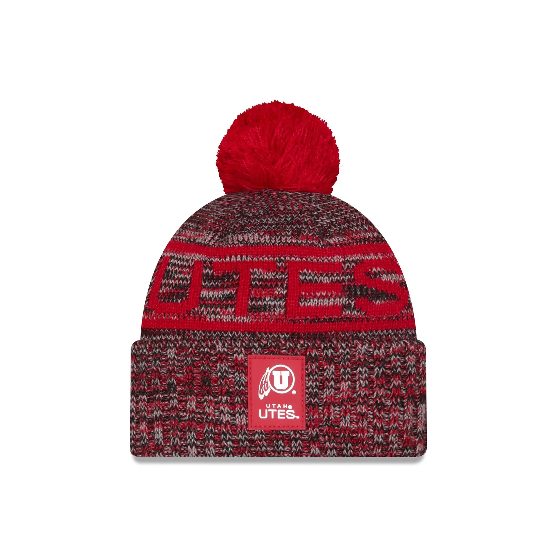 Utah Utes Cold Weather Pom Knit Hat sold by New Era