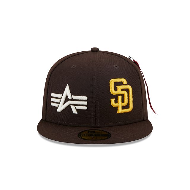 Alpha Industries X San Diego Padres Dual Logo 59FIFTY Fitted Hat sold by New Era product image thumbnail 2