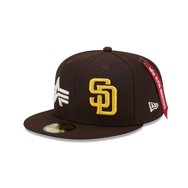 Alpha Industries X San Diego Padres Dual Logo 59FIFTY Fitted Hat sold by New Era