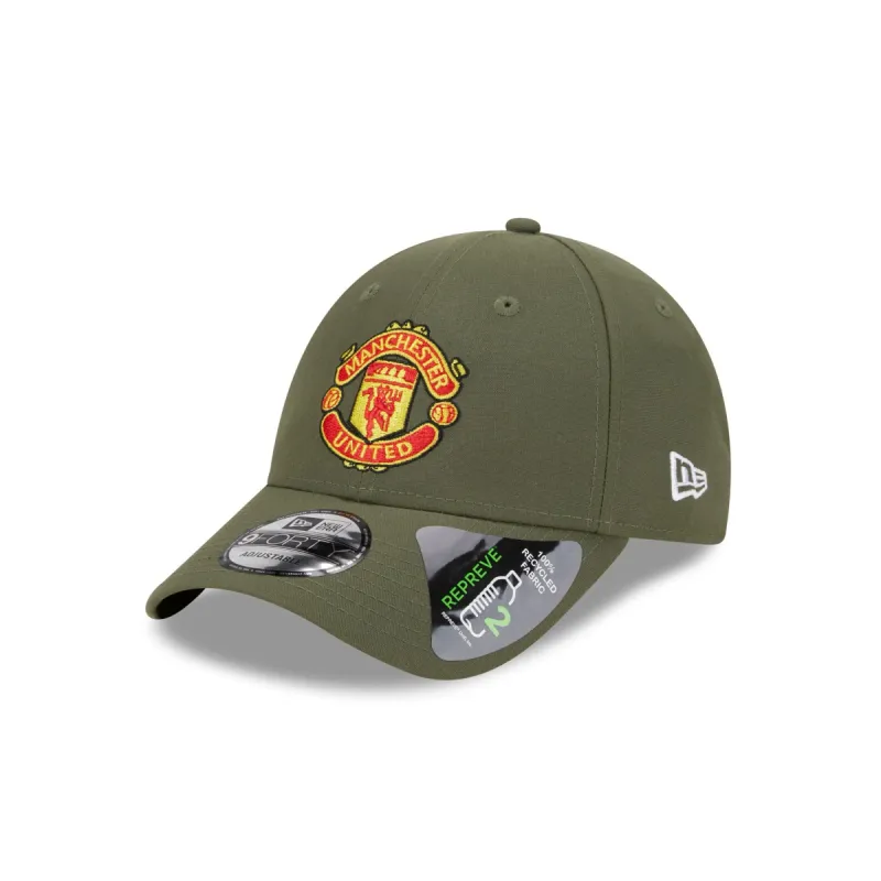 Manchester United Olive 9FORTY Adjustable Hat sold by New Era
