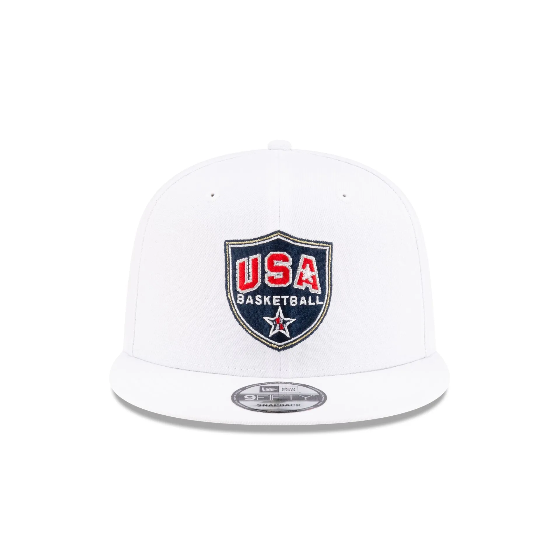 USA Basketball Shield Optic White 9FIFTY Snapback Hat sold by New Era product image thumbnail 2