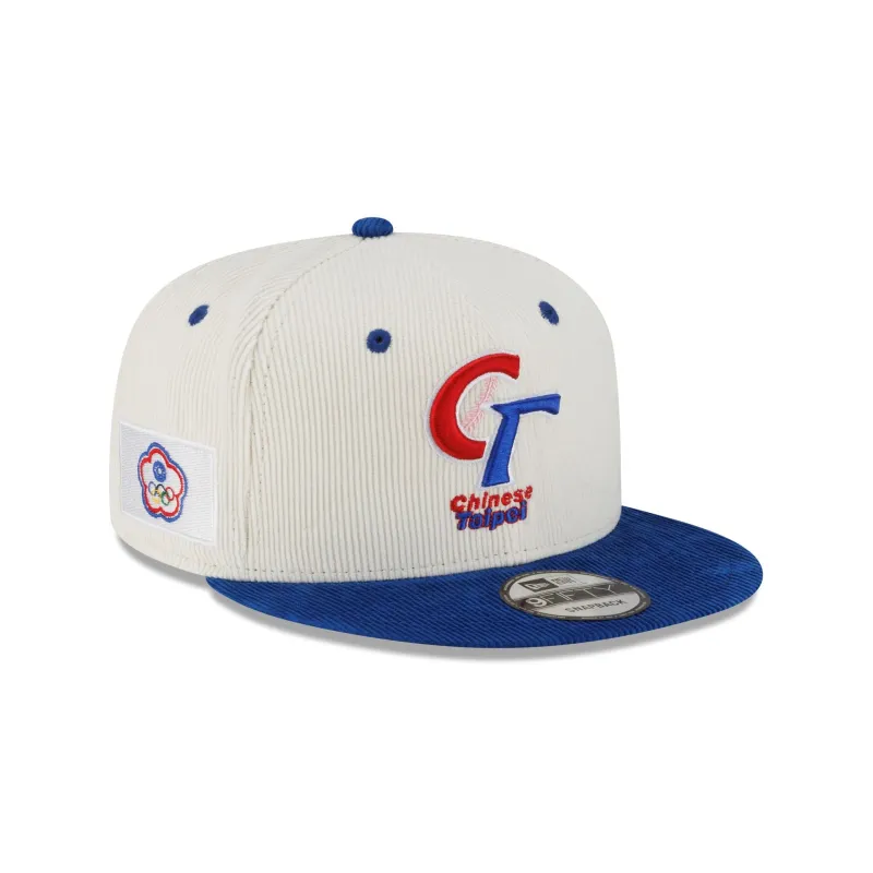 Chinese Taipei 2026 World Baseball Classic Corduroy 9FIFTY Snapback Hat sold by New Era