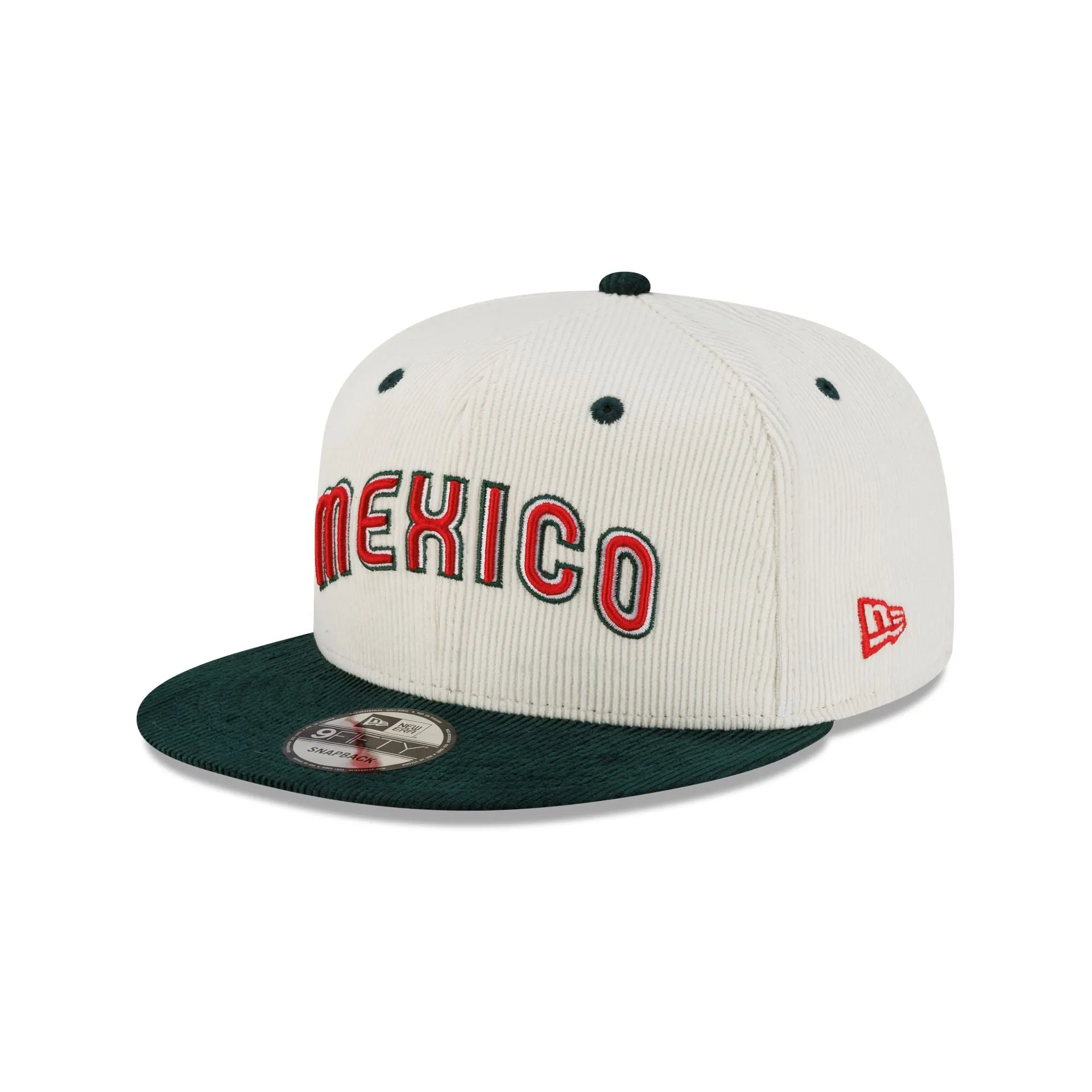 Mexico 2026 World Baseball Classic Corduroy 9FIFTY Snapback Hat sold by New Era product image thumbnail 3