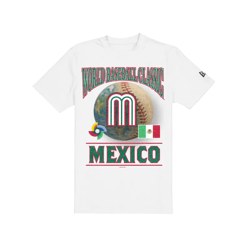 Mexico 2026 World Baseball Classic White T-Shirt sold by New Era
