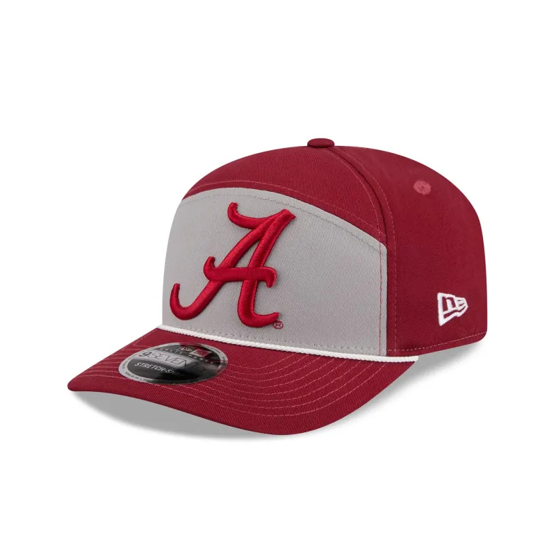 Alabama Crimson Tide Split Panel 9SEVENTY Stretch-Snap Hat sold by New Era