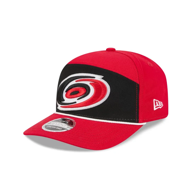 Carolina Hurricanes Split Panel 9SEVENTY Stretch-Snap Hat sold by New Era
