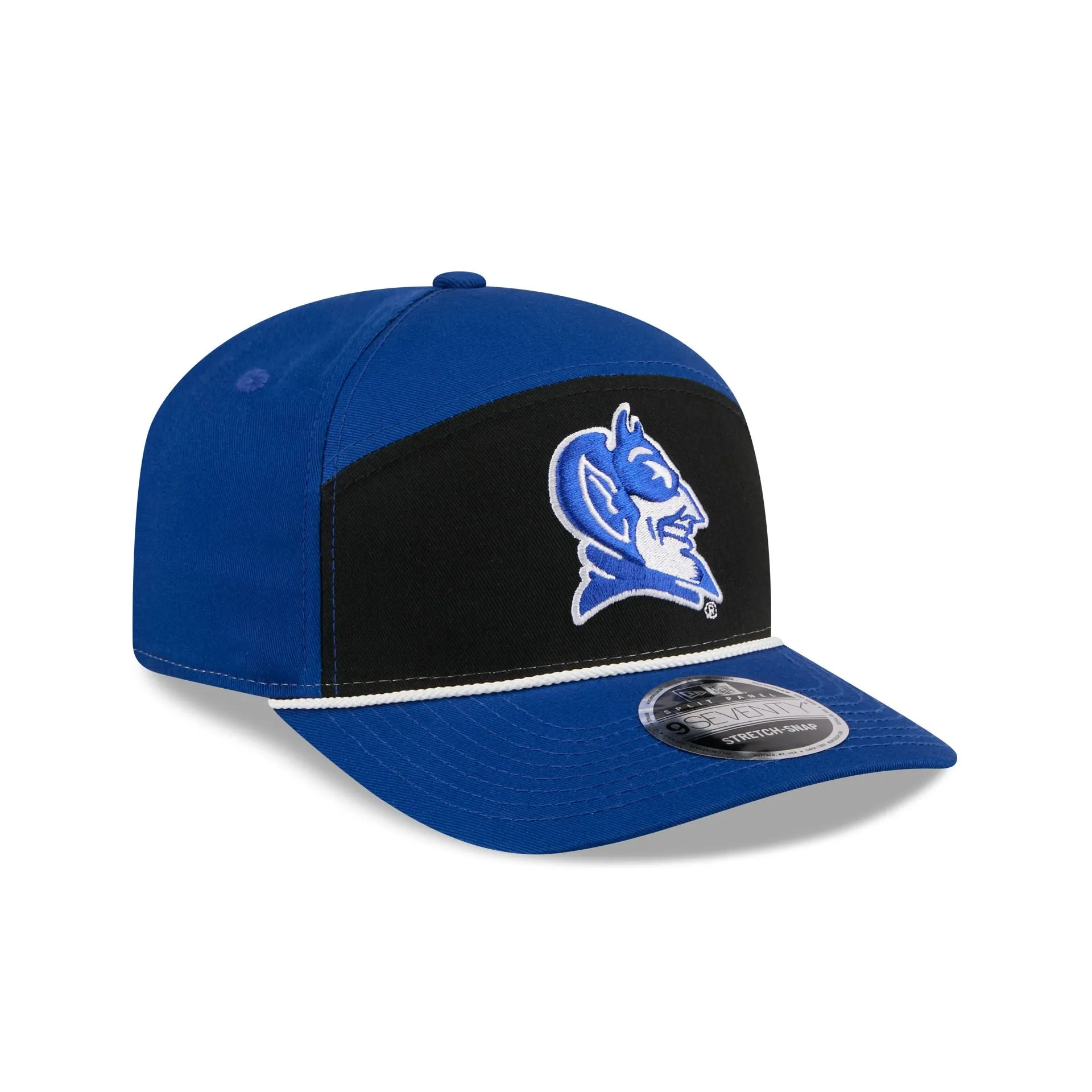 Duke Blue Devils Split Panel 9SEVENTY Stretch-Snap Hat sold by New Era product image thumbnail 3