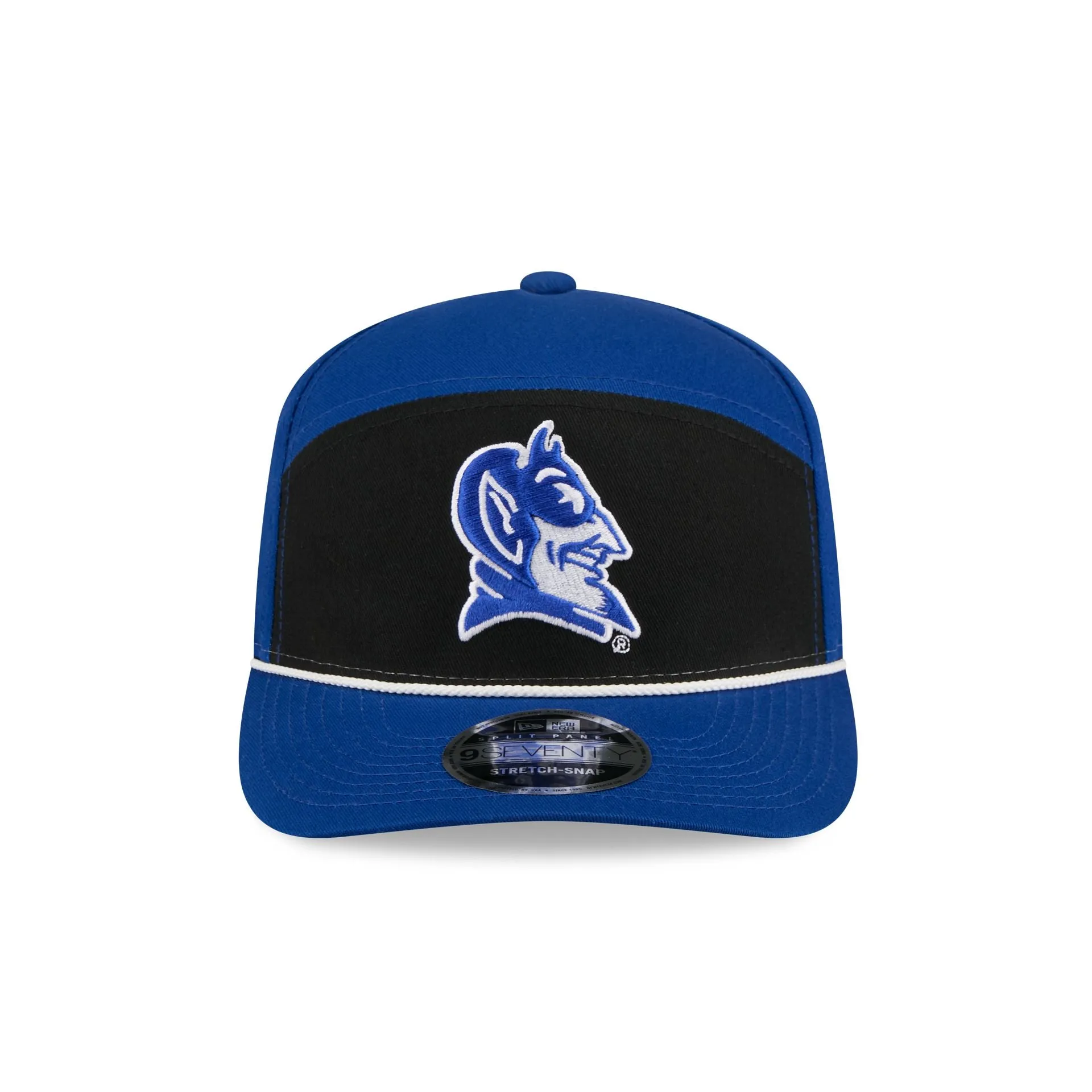 Duke Blue Devils Split Panel 9SEVENTY Stretch-Snap Hat sold by New Era product image thumbnail 2