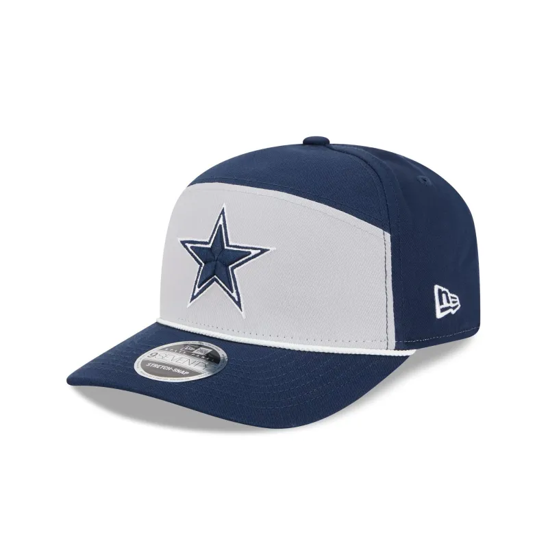 Dallas Cowboys Split Panel 9SEVENTY Stretch-Snap Hat sold by New Era