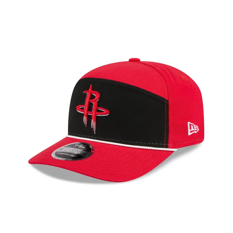 Houston Rockets Split Panel 9SEVENTY Stretch-Snap Hat sold by New Era