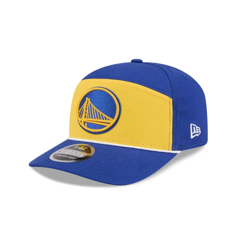 Golden State Warriors Split Panel 9SEVENTY Stretch-Snap Hat sold by New Era