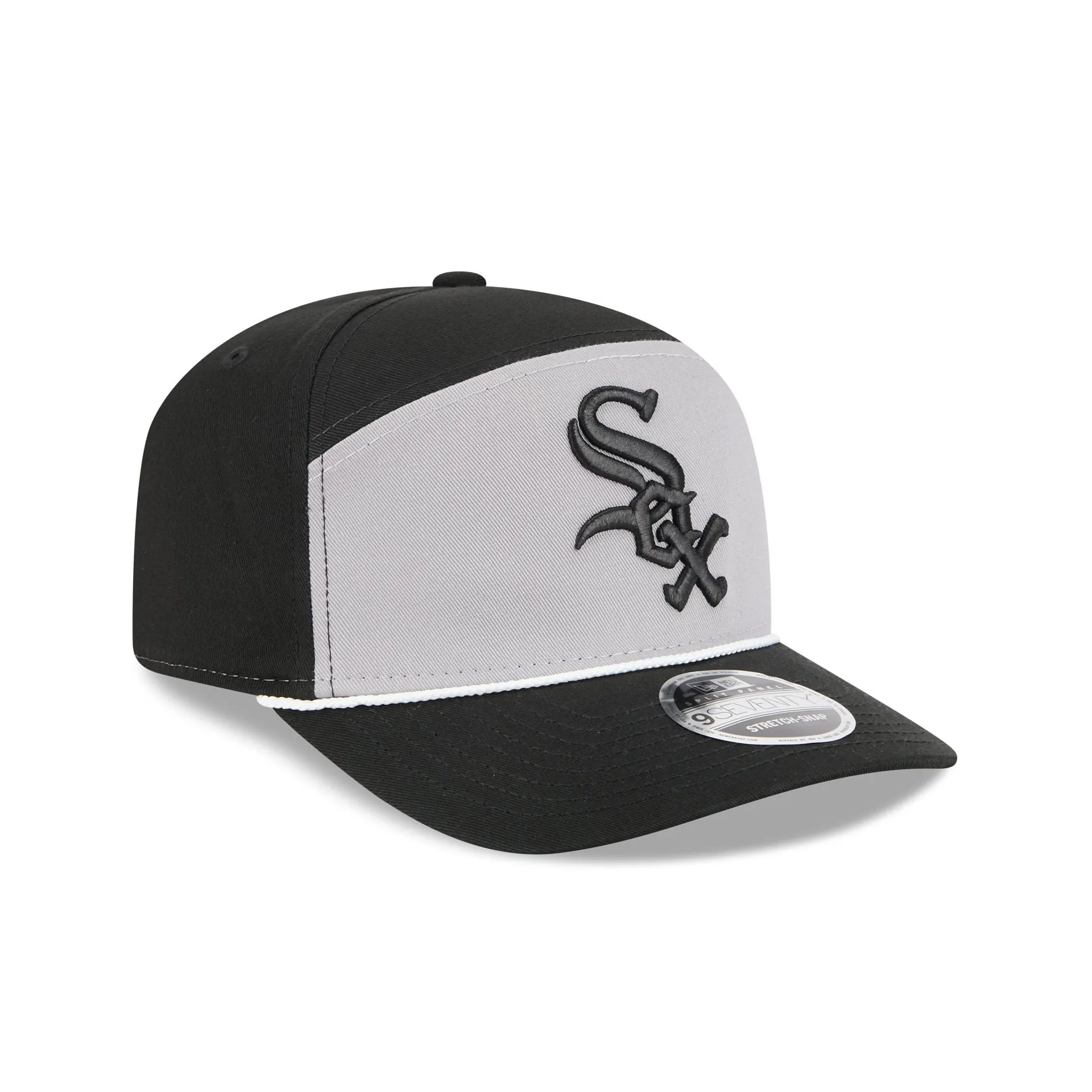Chicago White Sox Split Panel 9SEVENTY Stretch-Snap Hat sold by New Era product image thumbnail 3