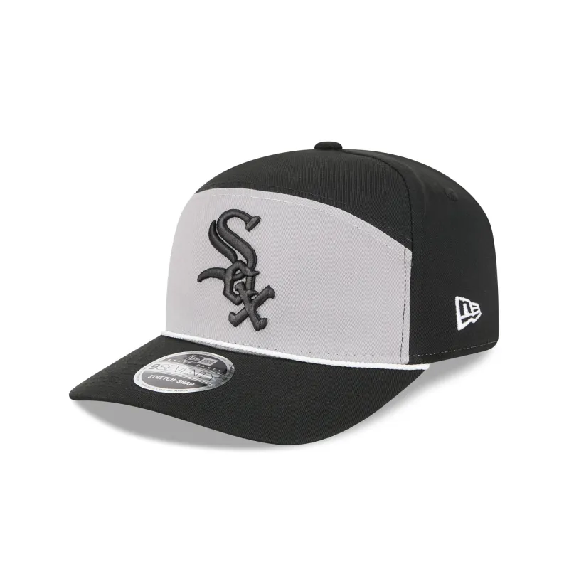 Chicago White Sox Split Panel 9SEVENTY Stretch-Snap Hat sold by New Era